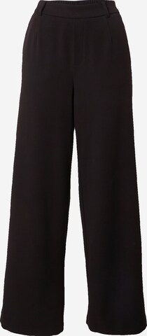 VILA Regular Trousers 'Varone' in Black: front