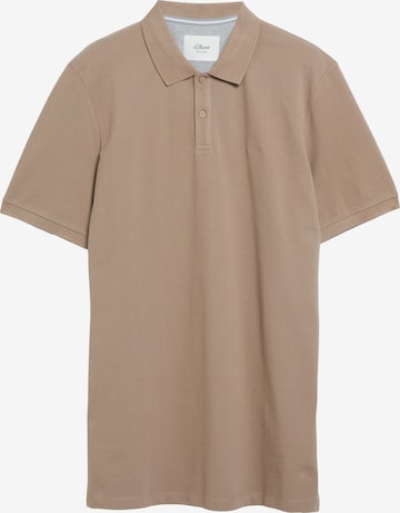 T-Shirt s.Oliver Red Label Big & Tall en marron : devant