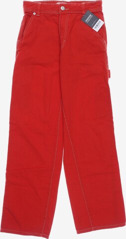 Pull&Bear Jeans in 24-25 in Red: front