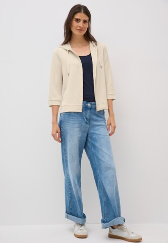 CECIL Sweatjacke in Beige