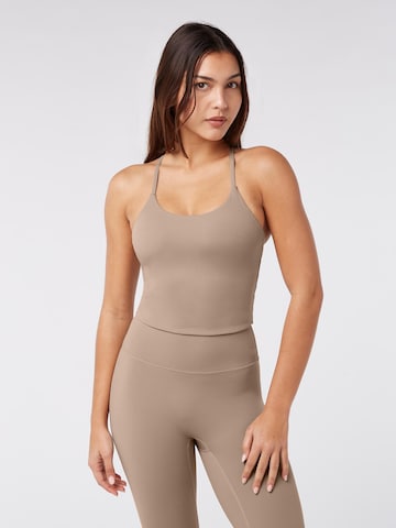 YO-GAYA Sporttop 'Ultimate Top' in Beige