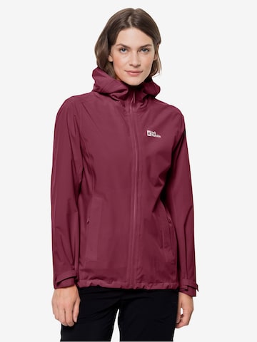 JACK WOLFSKIN Outdoor Jacket in Red: front