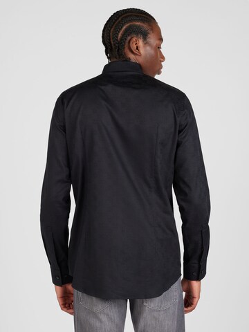 HUGO Slim Fit Hemd in Schwarz