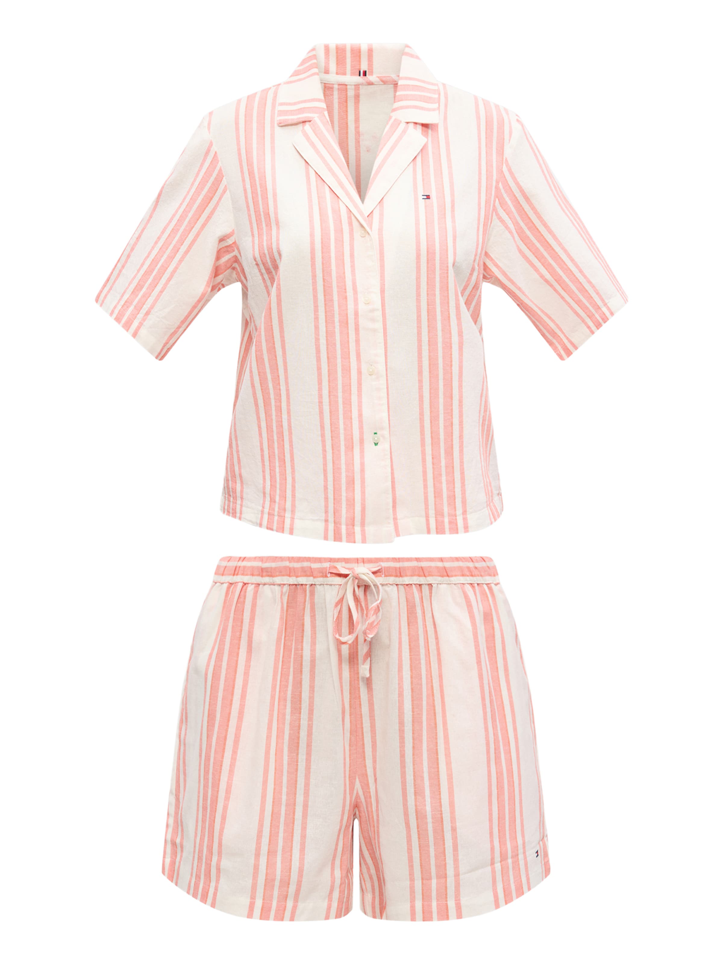 Tommy Hilfiger Underwear Korte pyjama in Oranje: voorkant