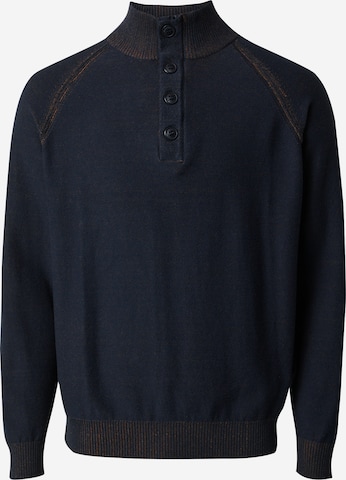 Pull-over INDICODE JEANS en bleu : devant