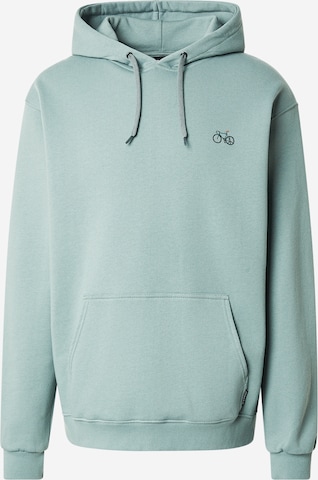 Iriedaily Μπλούζα φούτερ 'Peaceride' σε πράσινο: μπροστά