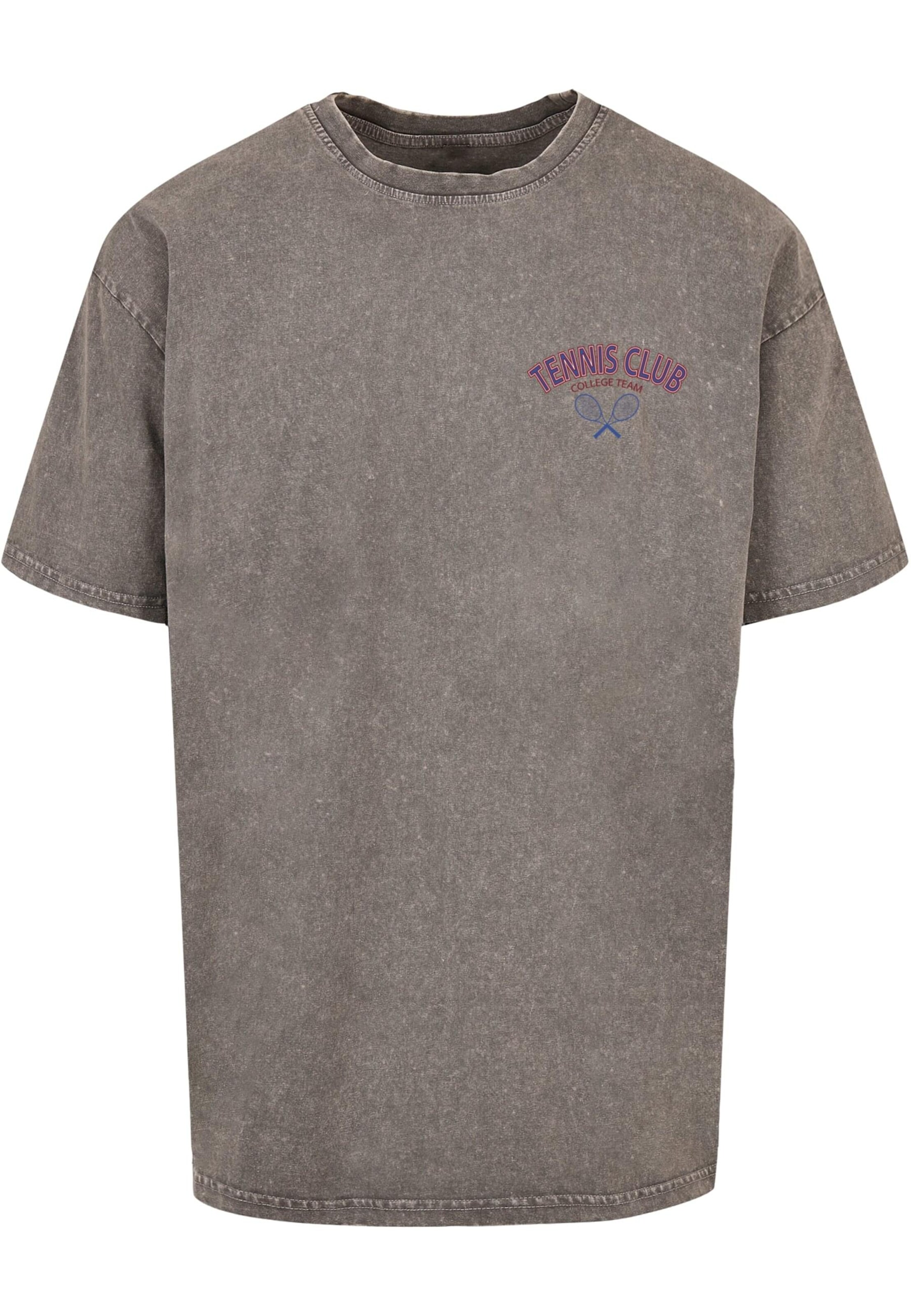 Merchcode Shirt 'College Club' in Grey: front