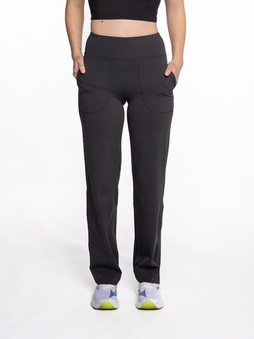mymotus Wide leg Workout Pants 'YW101 Jazzpant' in Grey: front