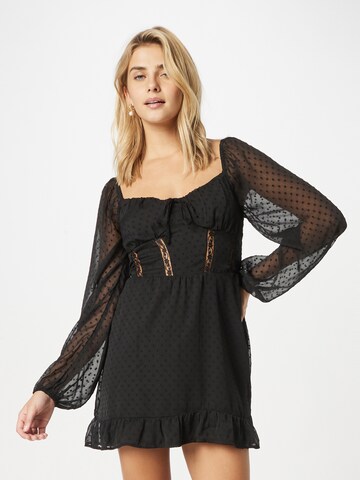 Robe HOLLISTER en noir : devant