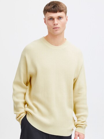Pullover 'Hami' di !Solid in giallo: frontale