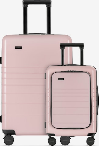 ETERNITIVE Suitcase Set 'E3' in Pink: front