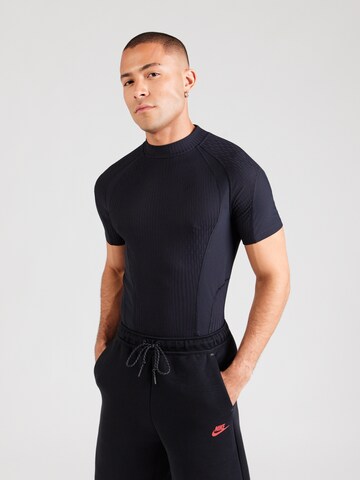 NIKE - Camisa funcionais 'Pro' em preto: frente