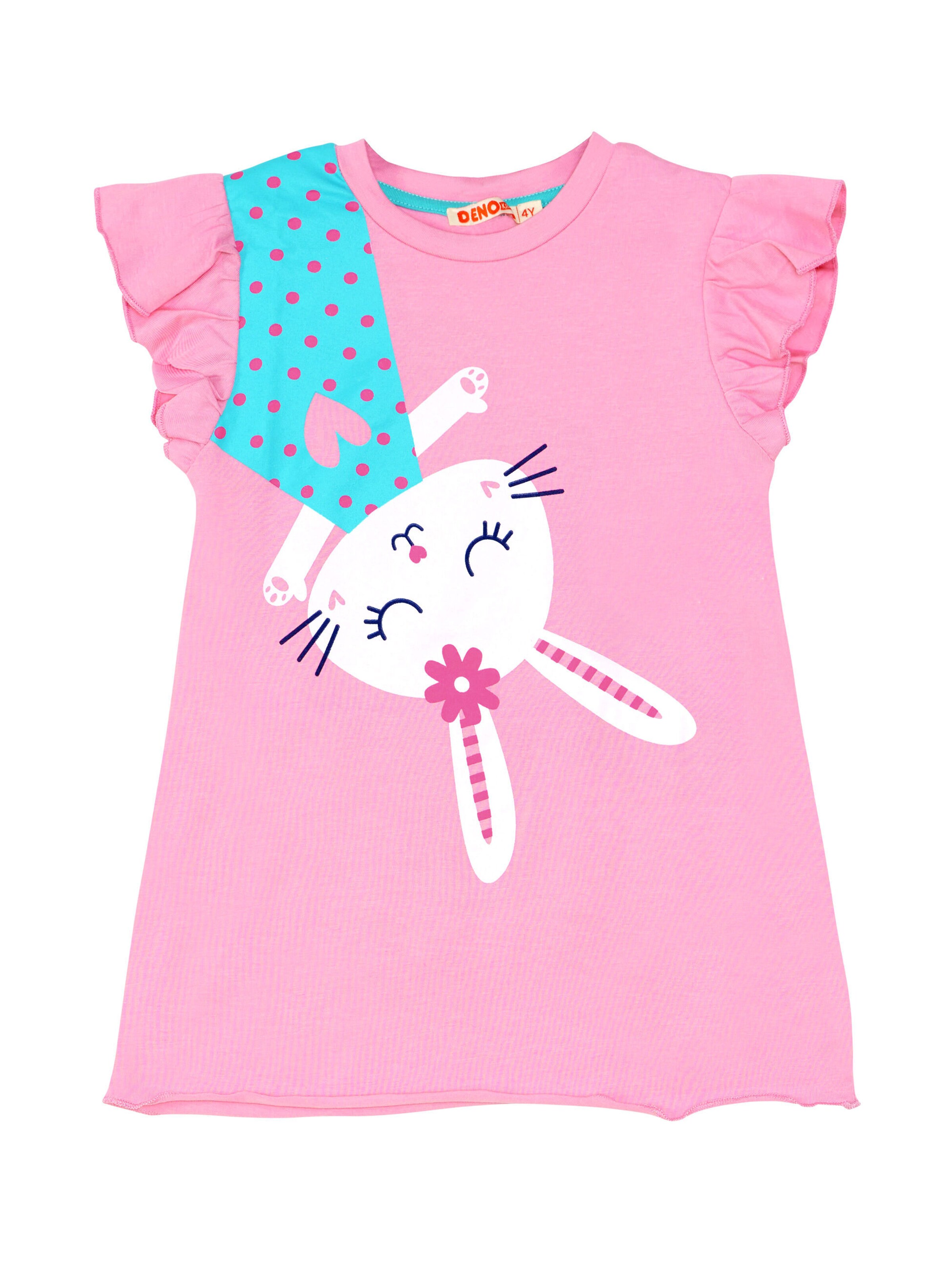 Denokids Tracksuit 'Bunny' in Pink