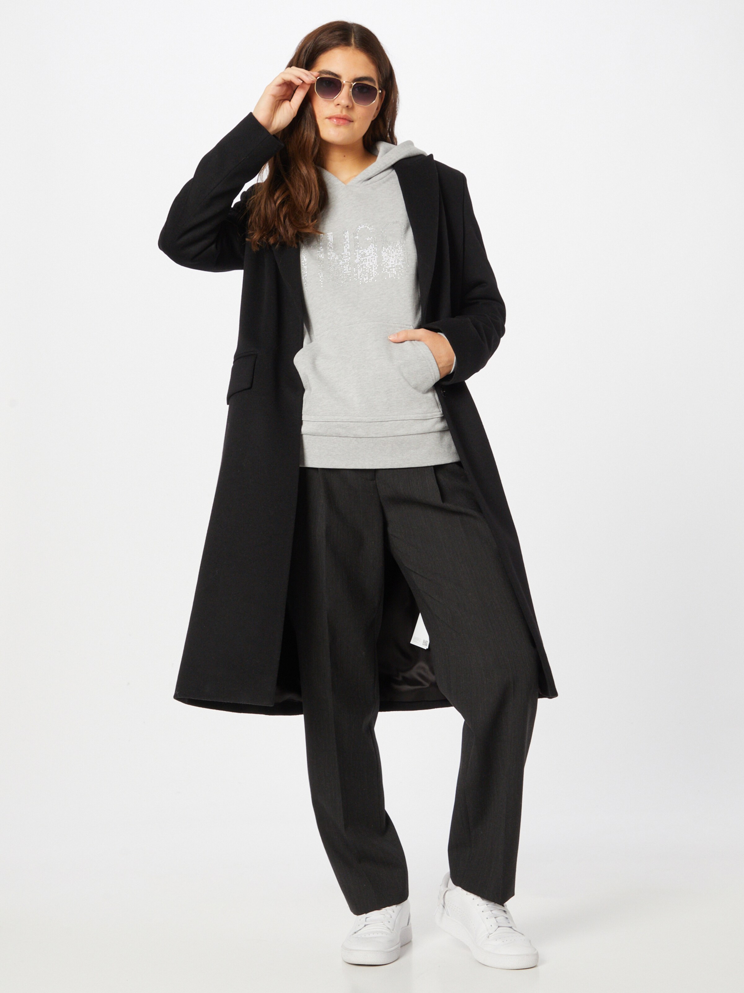 Frauen Sweat HUGO Sweatshirt 'Dasara' in Grau - NG40470 Frauen Sweat HUGO Sweatshirt 'Dasara' in Grau - NG40470