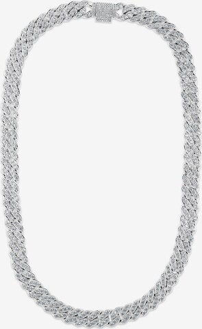 FAVS Necklace in Silver: front