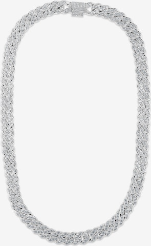 FAVS Necklace in Silver: front