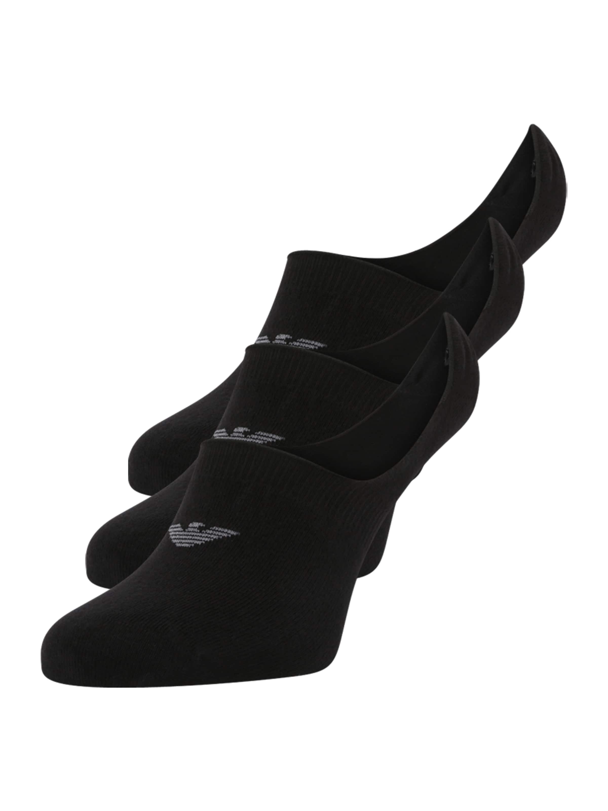 Chaussure basse Emporio Armani en noir : devant