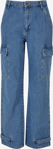 Regular Jeans cargo DEF en bleu : devant