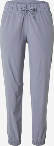 Athlecia Tapered Sportbroek 'Austberg' in Blauw: voorkant