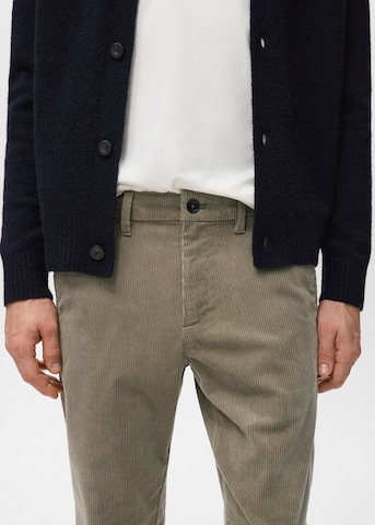MANGO MAN Slim fit Pants 'Berdam' in Beige