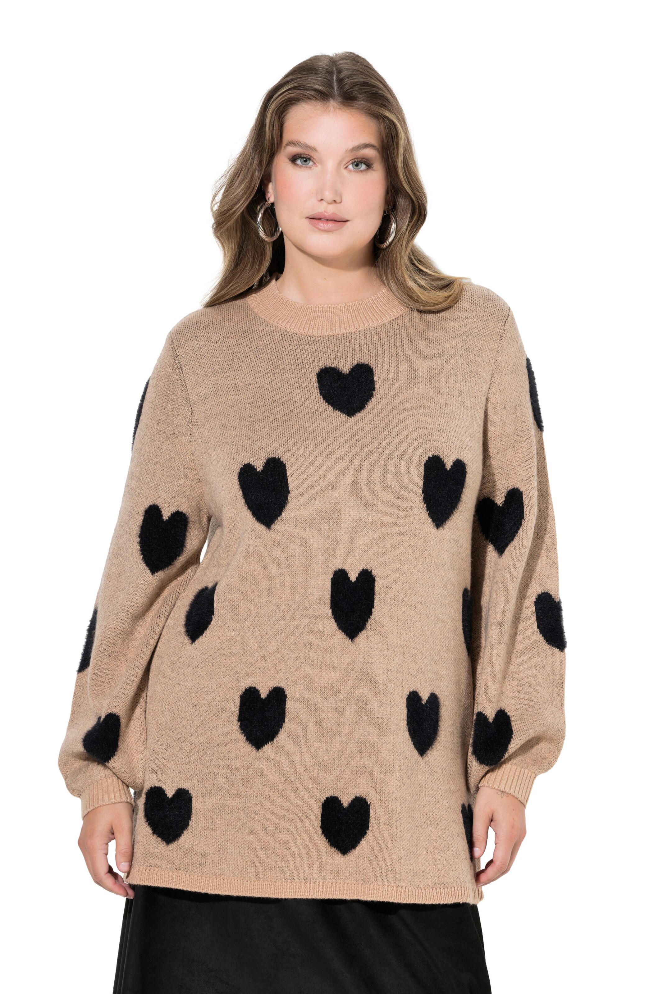 MIAMODA Sweater in Beige: front