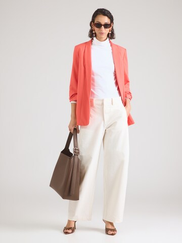 Blazer PIECES en rouge