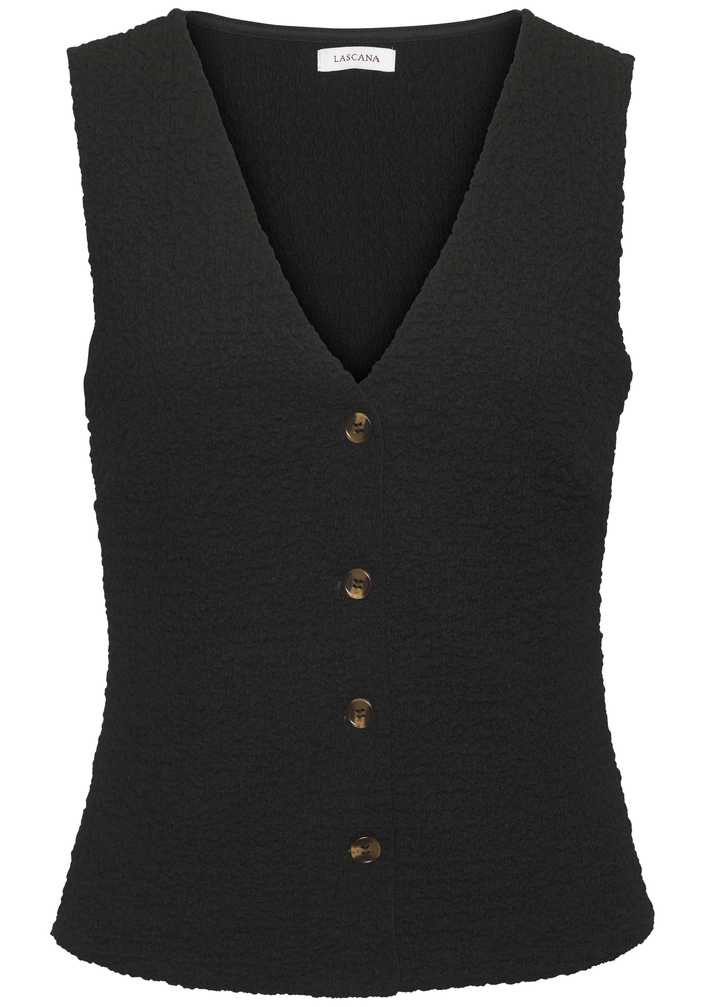 LASCANAPrsluk od odijela - crna boja: prednji dio