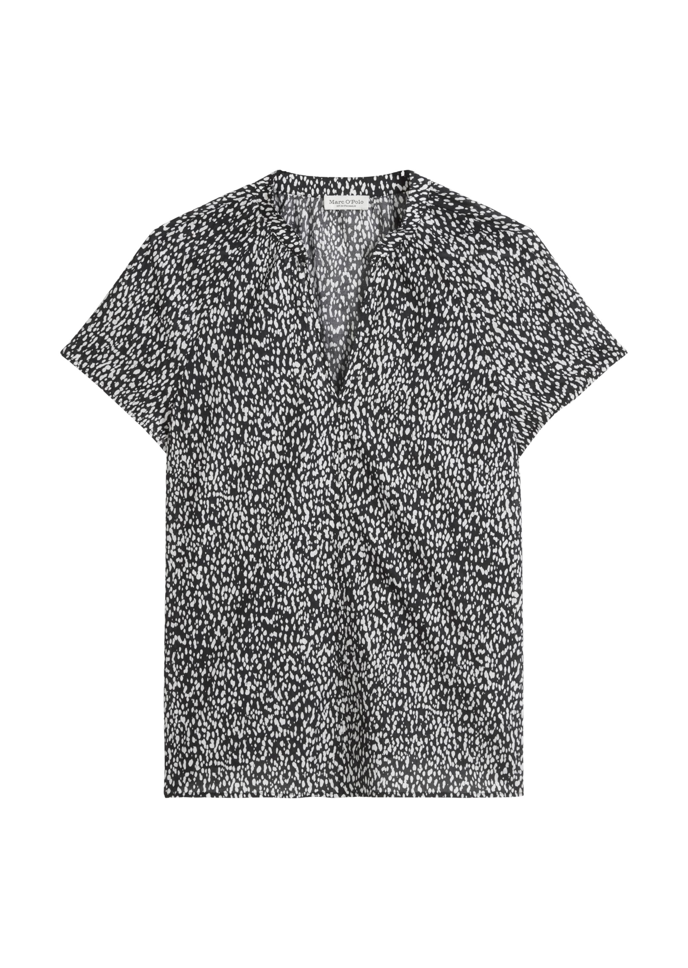 Marc O'Polo Blouse in Zwart: voorkant