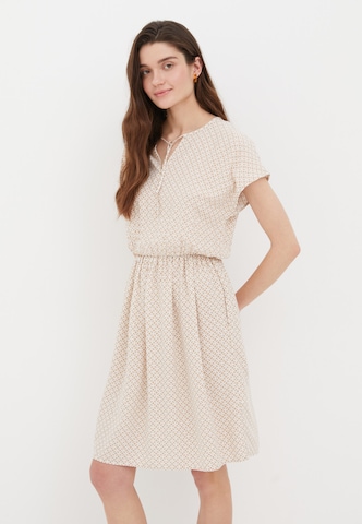 Finn Flare Zomerjurk 'Print' in Beige