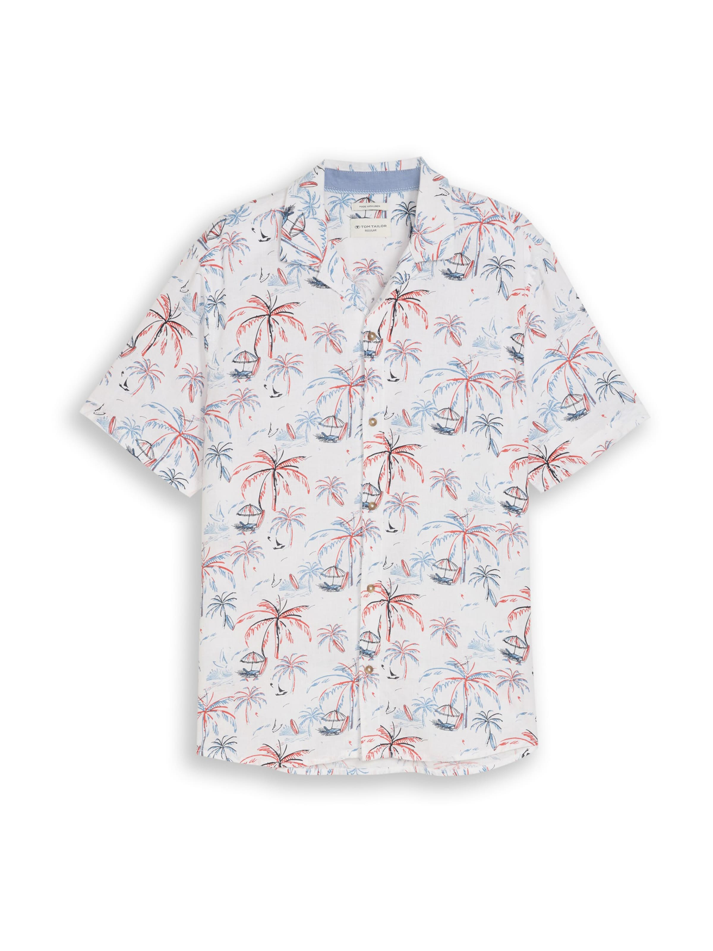 Regular fit Camicia di TOM TAILOR in bianco: frontale