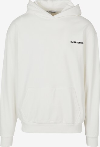 Sweat-shirt 9N1M SENSE en blanc : devant