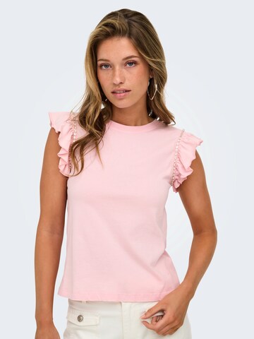 ONLY Shirt 'ONLPETRA' in Pink