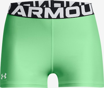 UNDER ARMOUR Workout Pants in Green: front