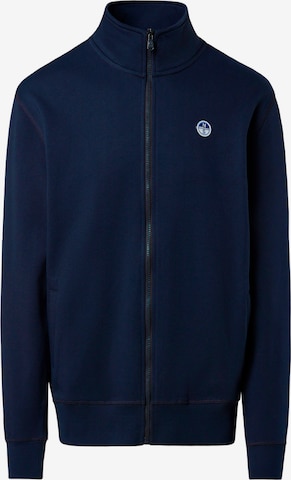 Veste de survêtement North Sails en bleu : devant