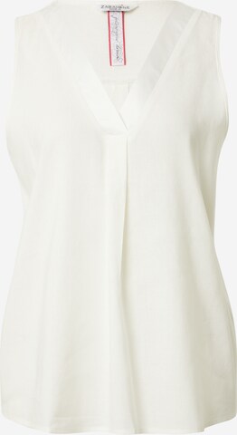 ZABAIONE Blouse 'Su44eann' in Wit: voorkant