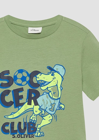 T-Shirt s.Oliver en vert