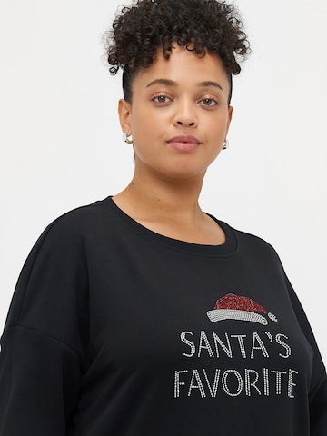 Abito 'CARSANTA XMAS' di ONLY Carmakoma in nero