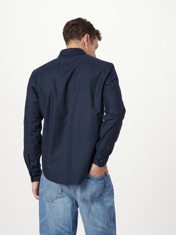 Abercrombie & Fitch Regular fit Zakelijk overhemd in Blauw