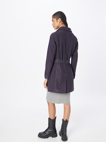 Maze Between-Seasons Coat in Blue