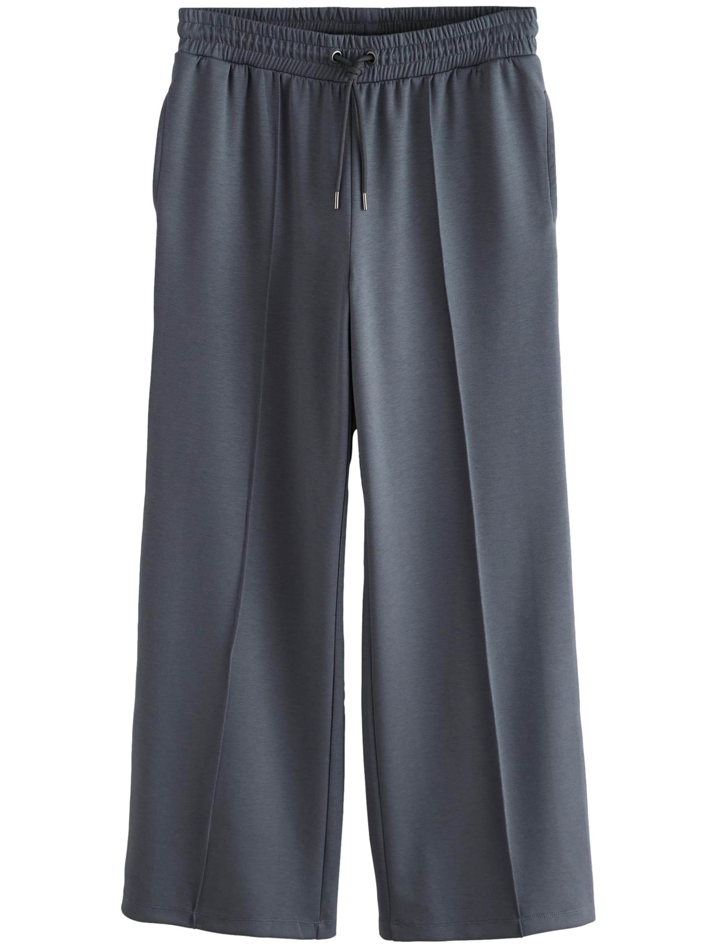 Next Wide leg Broek in Blauw: voorkant