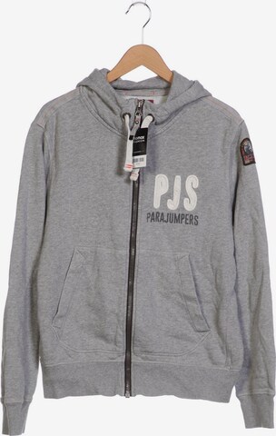 Parajumpers Sweatshirt & Zip-Up Hoodie in XL in Grey: front