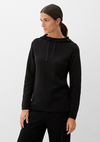 s.Oliver Pullover in Schwarz: Vorderseite