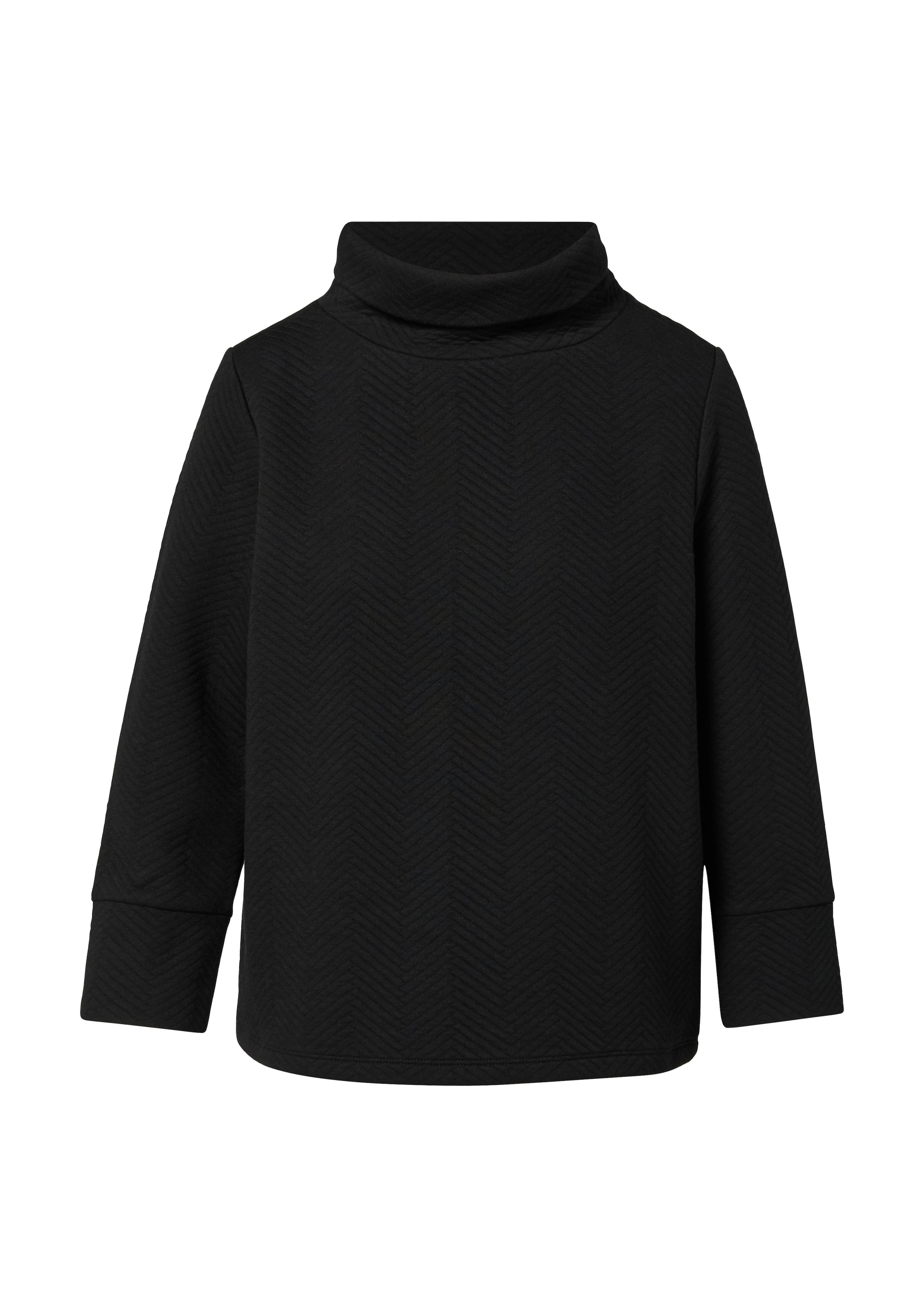 COMMA Sweatshirt in Schwarz: Vorderseite