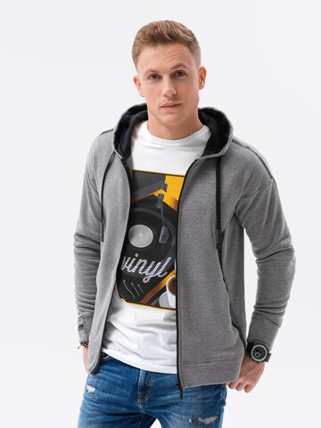 Ombre Sweatvest 'B1076' in Grijs