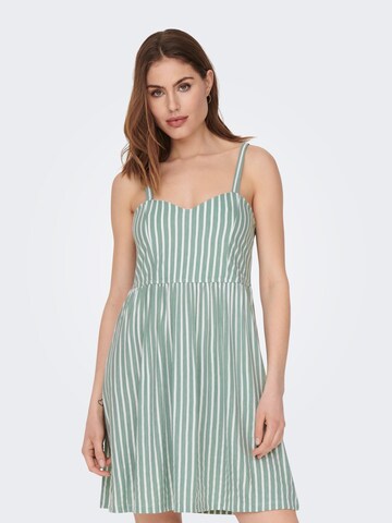 ONLY فستان صيفي 'SHARON' بلون أخضر: الأمام