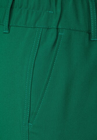 STREET ONE Slim fit Pleated Pants in Green