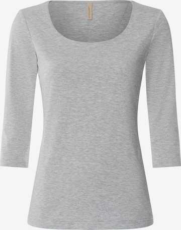 Soyaconcept Langarmshirt ' SC-Pylle ' in Beige: Vorderseite