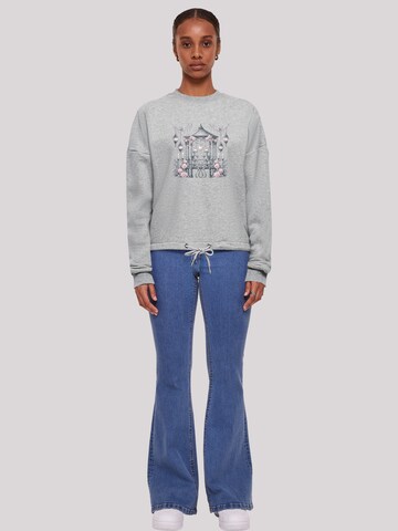 F4NT4STIC Sweatshirt 'Skelett Paar Valentinstag' in Grey