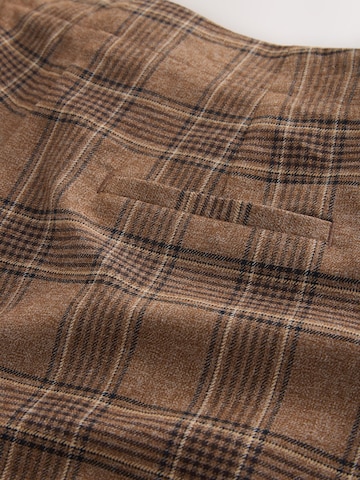 Wide Leg Pantalon à pince Next en marron