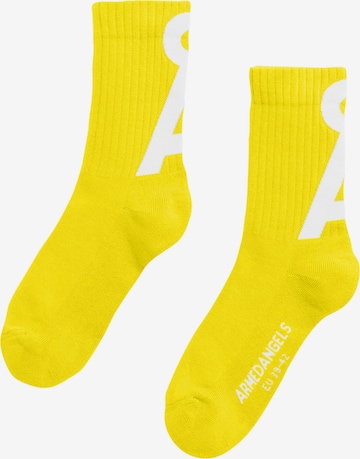ARMEDANGELS Socks in Yellow: front